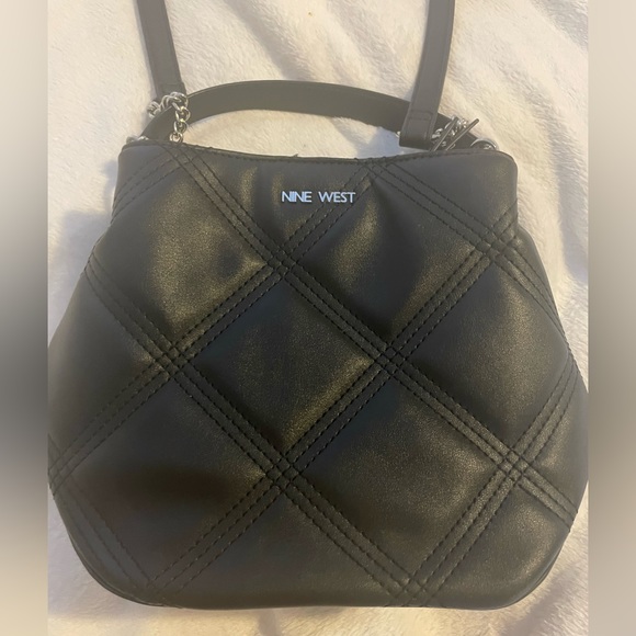 Nine West Black Crossbody Purse - Picture 2 of 4